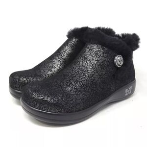 New Alegria Black Ankle Boots